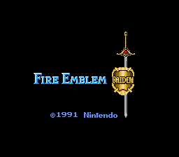 Fire Emblem Gaiden (English by Artemis251) Title Screen